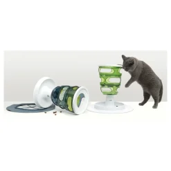 Catit Senses 2.0 Cat Food Tree - New & Improved Food Slow Food Maze Fashion