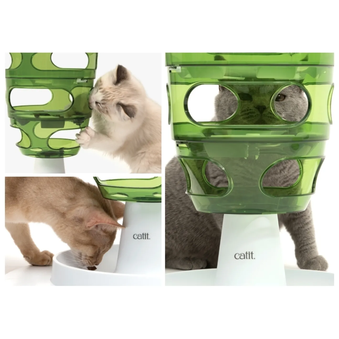 Catit Senses 2.0 Cat Food Tree - New & Improved Food Slow Food Maze Fashion