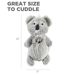Charming Pet Pouch Pals Plush Dog Toy - Koala with Baby in Pouch Hot