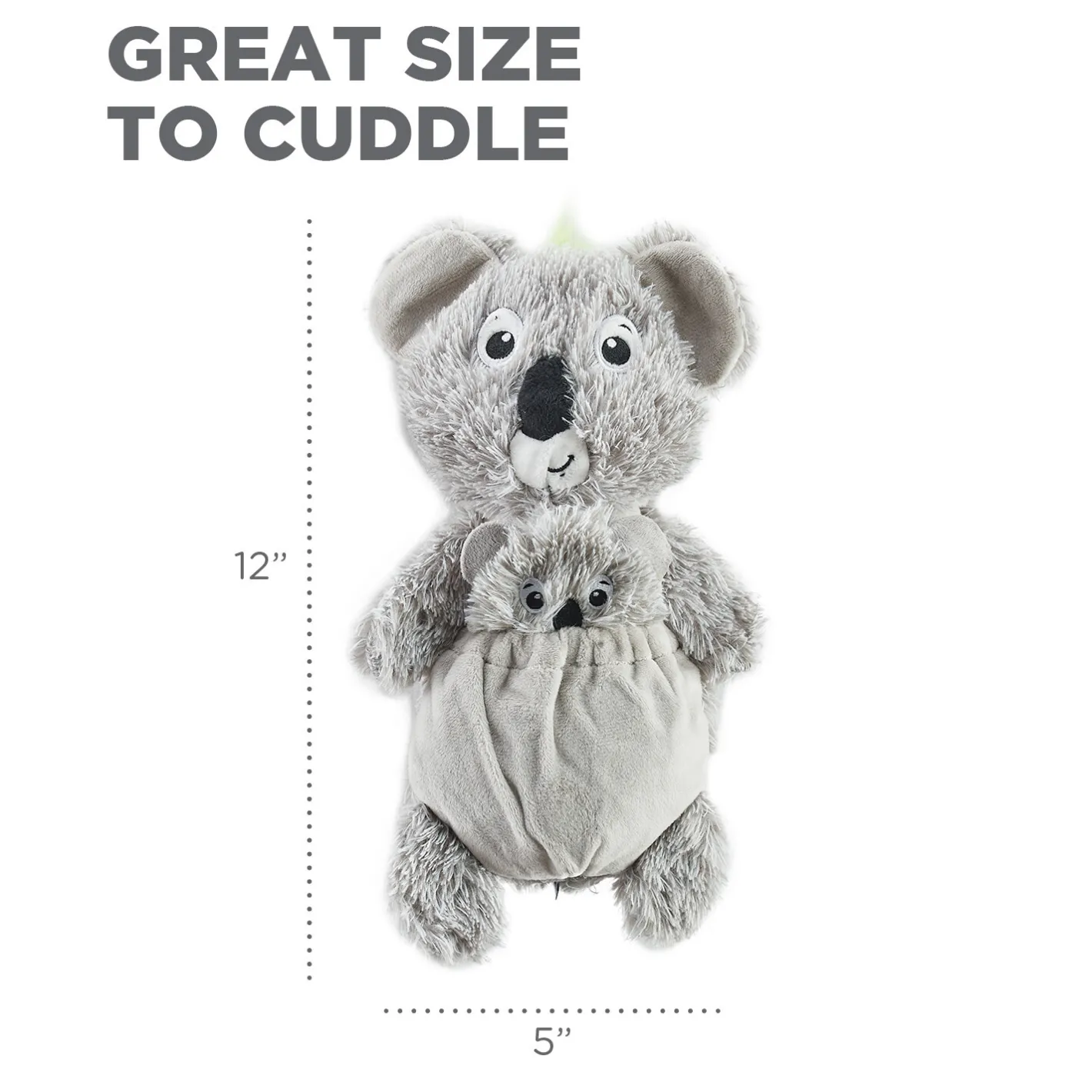 Charming Pet Pouch Pals Plush Dog Toy - Koala with Baby in Pouch Hot