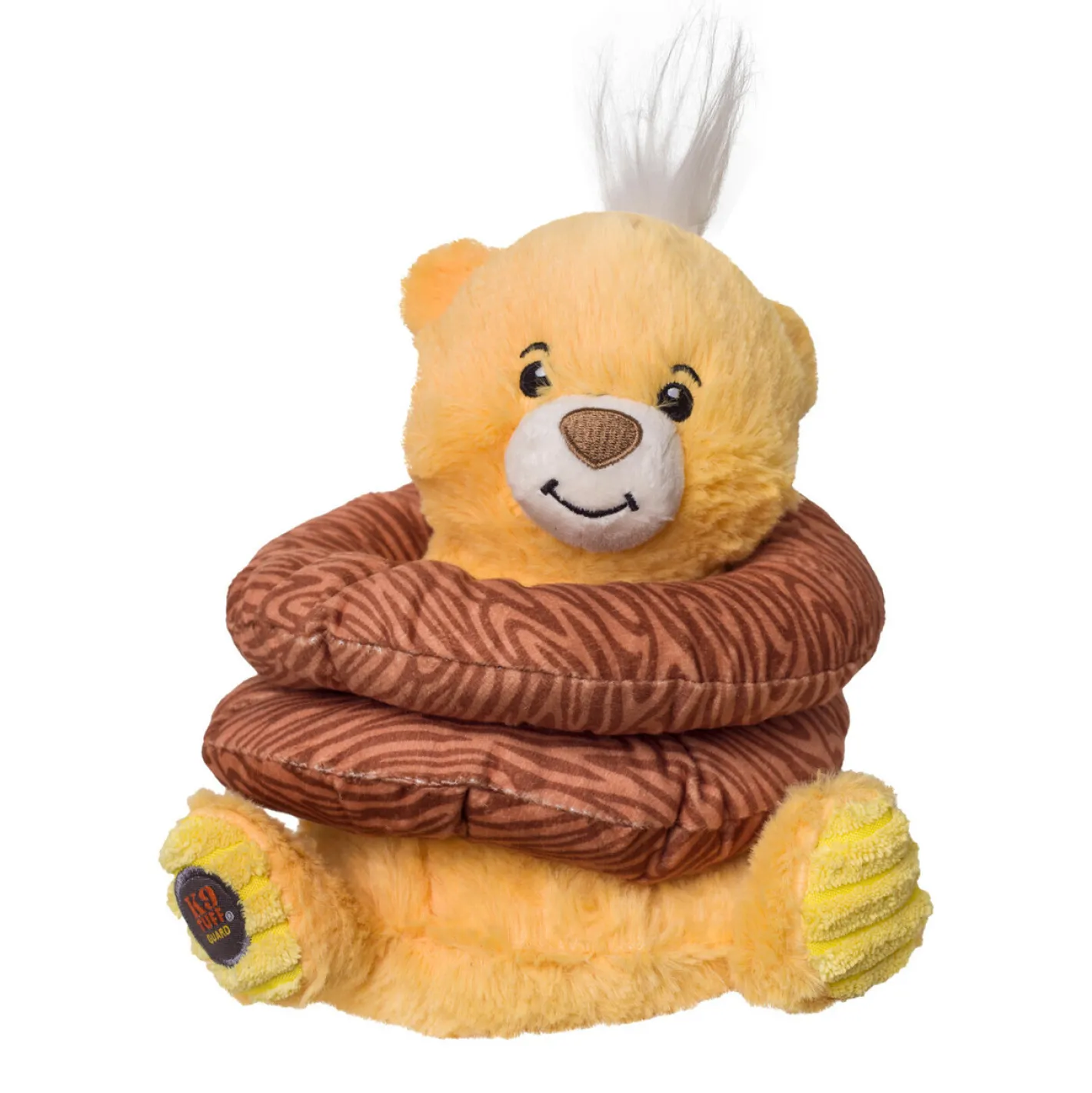 Charming Pet Ringamals Plush Puzzle Dog Toy - Bear Fashion