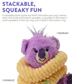 Charming Pet Ringamals Plush Puzzle Dog Toy - Koala Sale