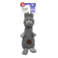 Charming Pet Scruffles Textured Squeaker Dog Toy - Bunny - Small Fashion