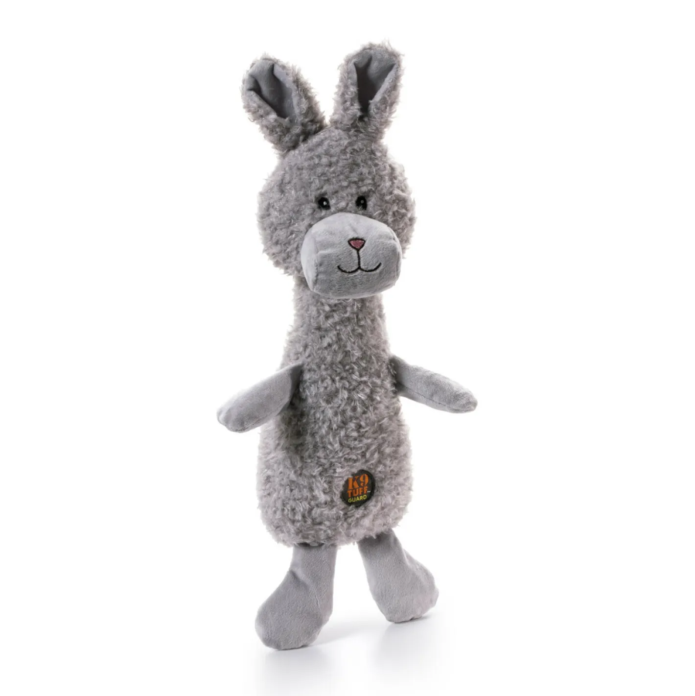 Charming Pet Scruffles Textured Squeaker Dog Toy - Bunny - Small Fashion