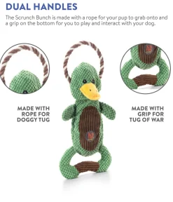 Charming Pet Scrunch Bunch & Squeak Dog Toy - Duck Best