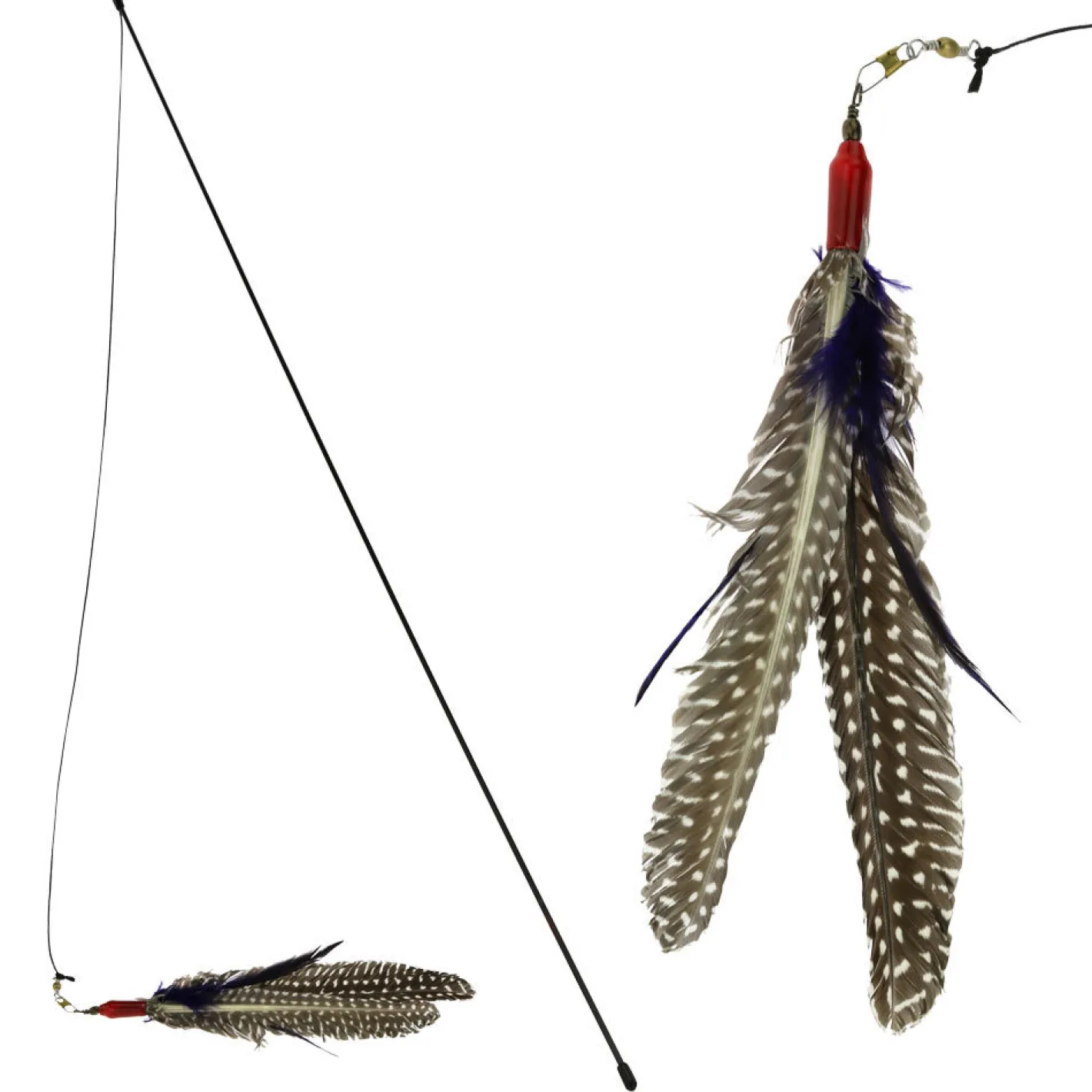 Go Cat Da Bird Replacement Feather for Cat Teaser Wand Toy Hot