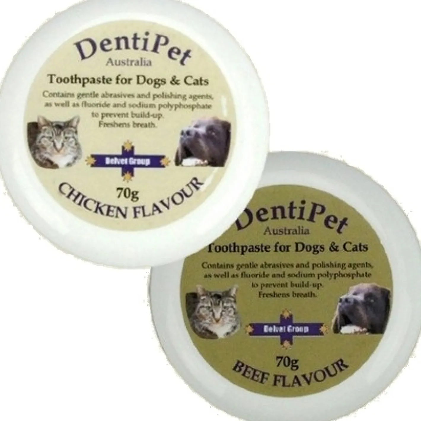 Dentipet Pet Toothpaste for Cats and Dogs - Beef or Chicken Flavour Hot