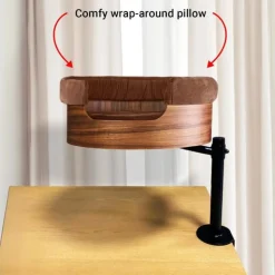 Desk Nest Wrap-Around Pillow in Coffee or Cream Best