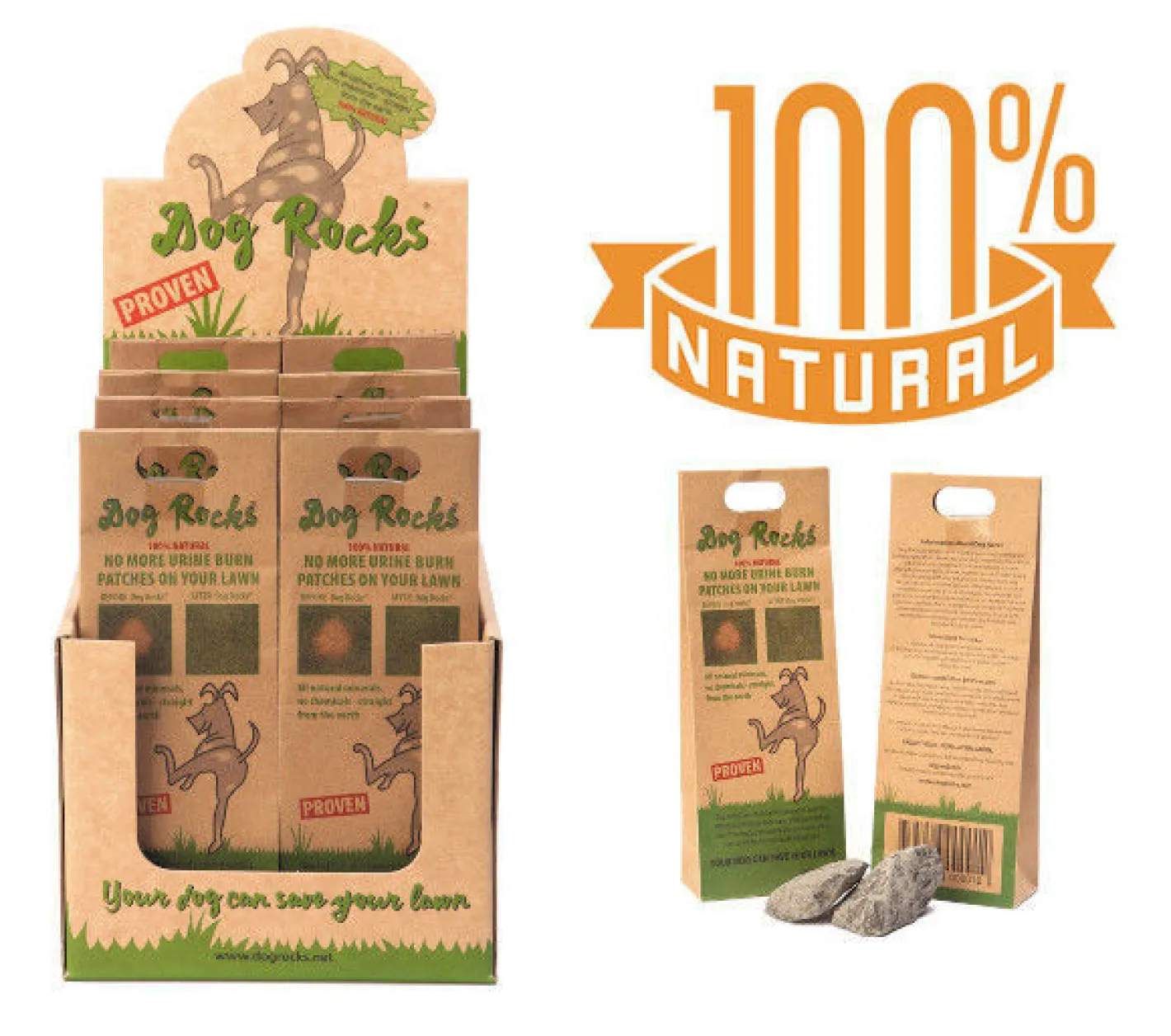Dog Rocks Natural Lawn Protector - Add to Dog's Water Bowl Discount