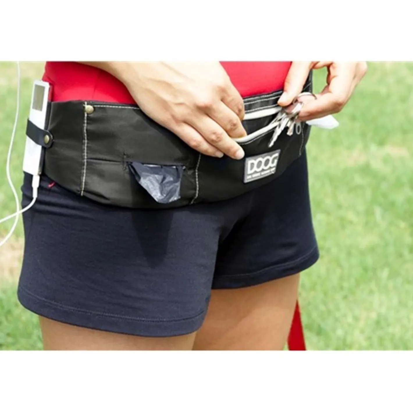 Doog Hands-Free Dog Walkie Belt in Black - New Design & Size! Outlet