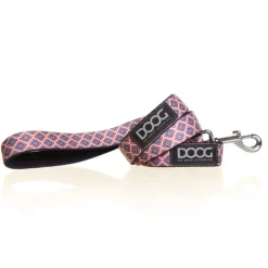 Doog Neoprene Dog Lead - Gromit - Red & Navy Diamond Fashion