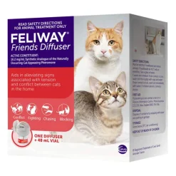 Feliway Friends Calming Pheromone for Multi-Cat Homes - Diffuser Kit with 48ml Bottle Discount