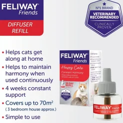 Feliway Friends Calming Pheromone for Multi-Cat Homes - Diffuser Kit with 48ml Bottle Discount