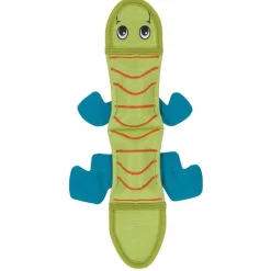 Outward Hound Fire Biterz Tough Green Lizard Dog Toy Best