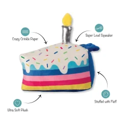 Fringe Studio Cake It Easy Plush Dog Toy Best