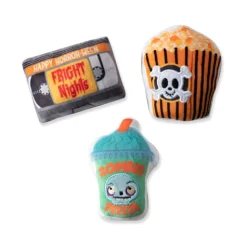 Fringe Studio Halloween Plush Squeaker Dog Toys - Fright Nights 3 Minis Online