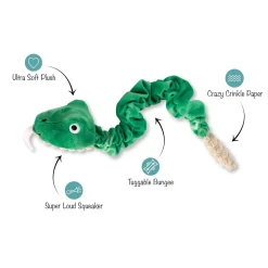 Fringe Studio Hisses & Kisses Tuggable Plush Dog Toy Online