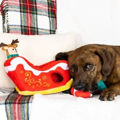 Fringe Studio Hold On For Deer Life Hide & Seek Burrow Christmas Dog Toy Clearance
