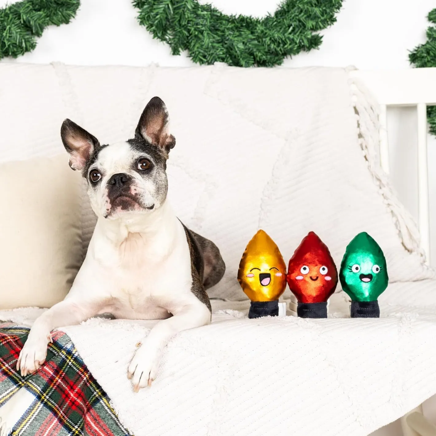 Fringe Studio Light Up My Life Plush 3-Piece Small Dog Christmas Toy Set Sale