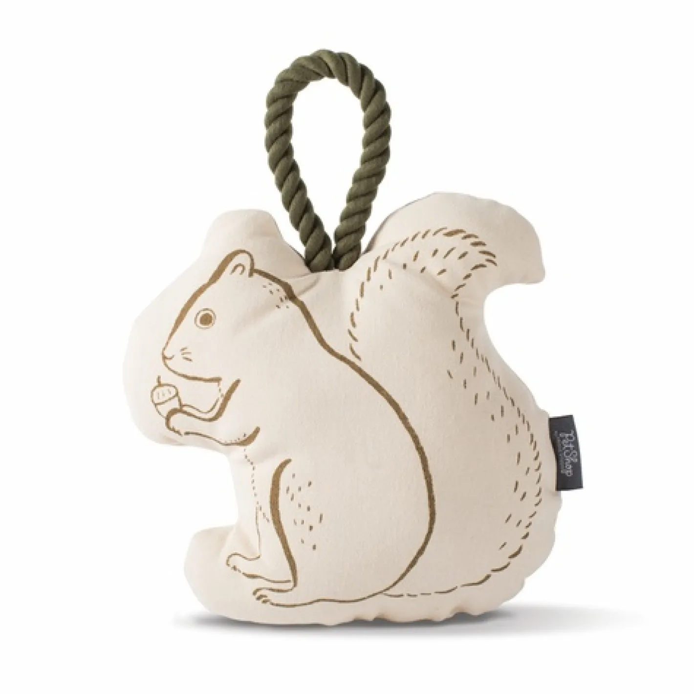 Fringe Studio Mister Squirrel Canvas Dog Toy Fashion