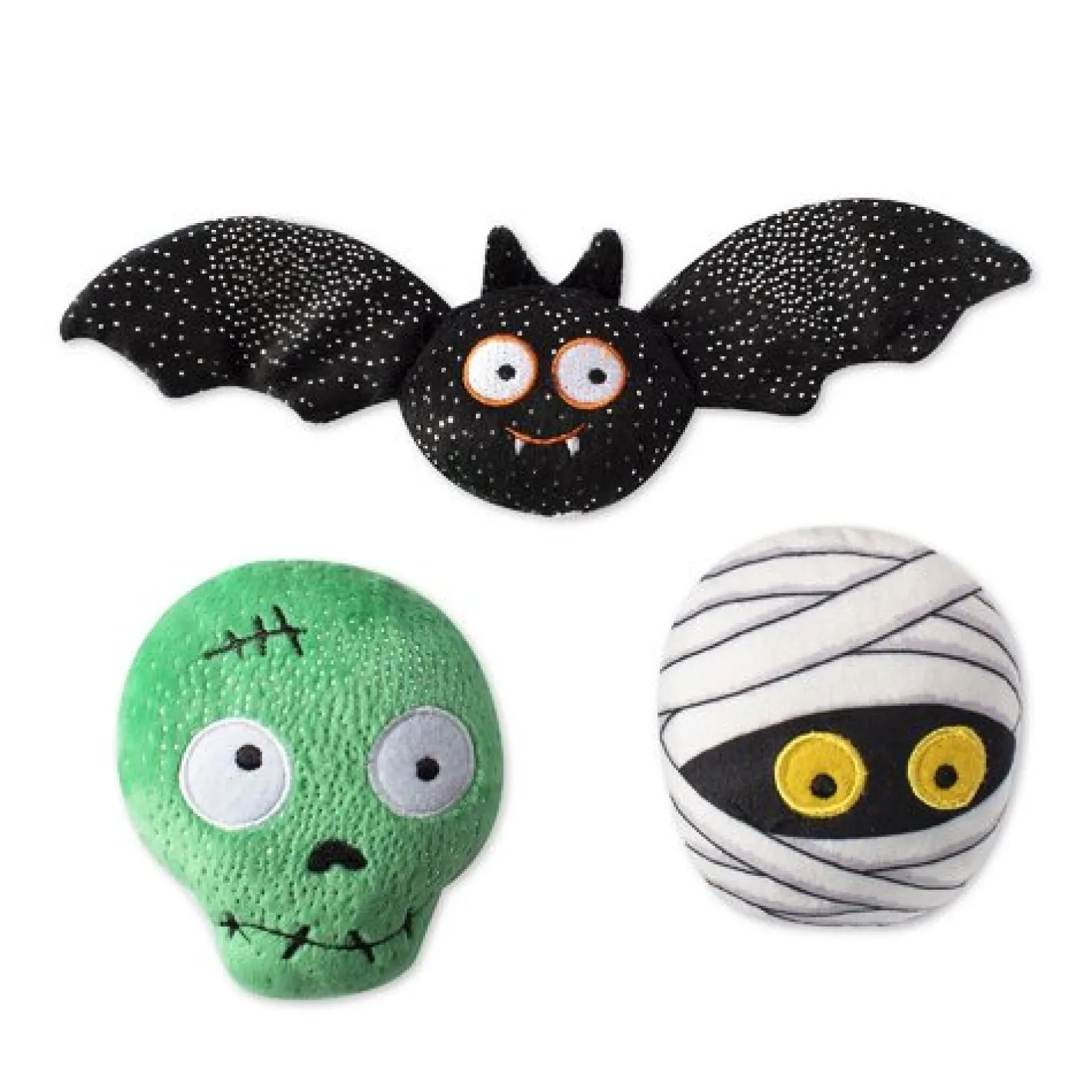 Fringe Studio Plush Squeaker Dog Toy - Better Off Undead - 3 Pack Fashion