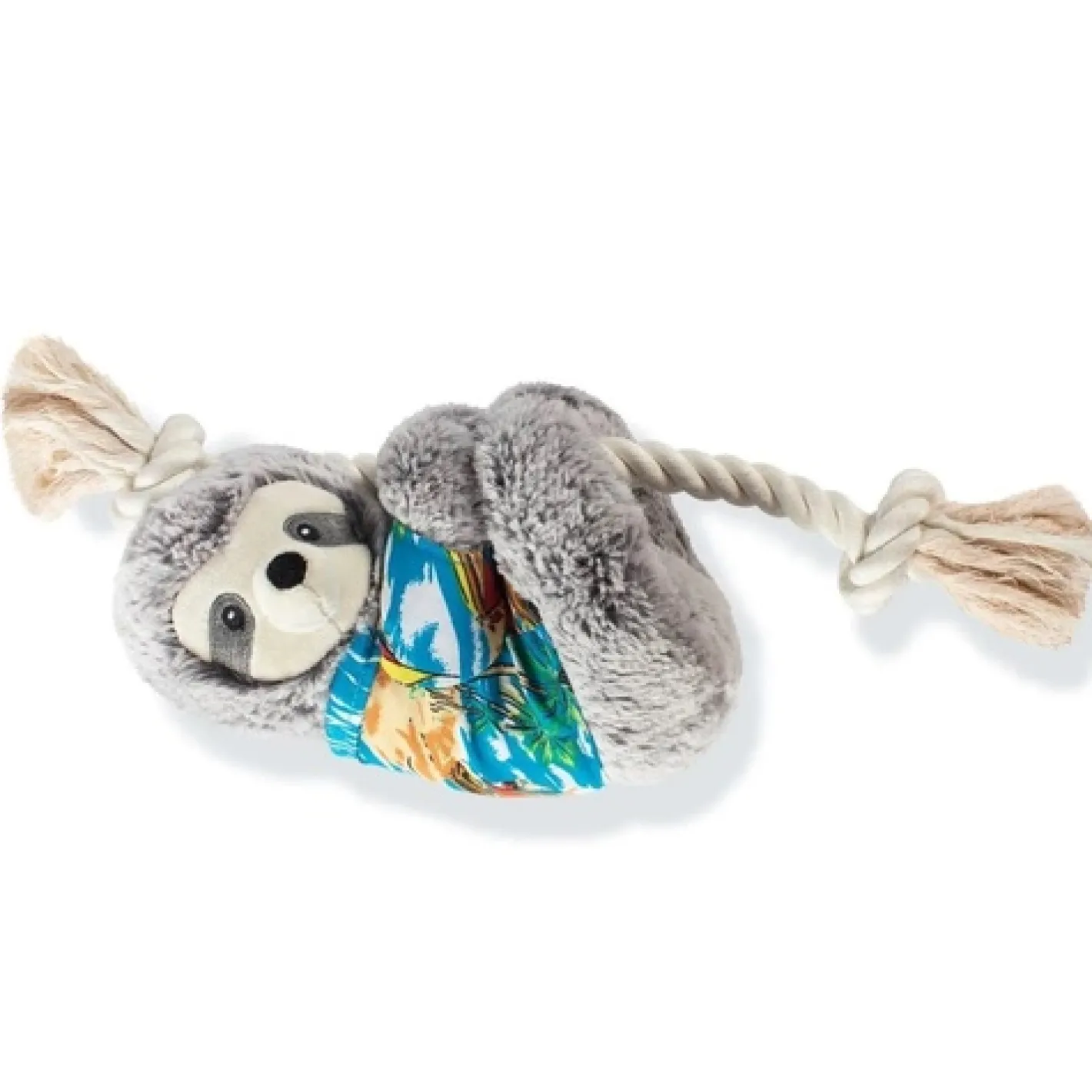 Fringe Studio Slown' Down For Summer Sloth on a Rope Dog Toy Discount