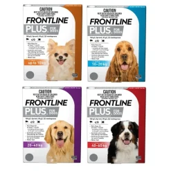 Frontline Plus Flea & Tick Protection for Dogs - 6 Pack Outlet