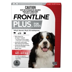 Frontline Plus Flea & Tick Protection for Dogs - 6 Pack Outlet