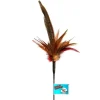 Go Cat Feather Cat Teaser Toy - Short Wild Thing Cat Wand Toy Online