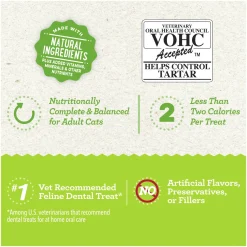 Greenies Feline Cat Dental Treats Catnip Flavour 10 x 60g Packs New