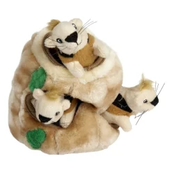 Outward Hound Hide-a-Squirrel Plush Dog Puzzle with Squeaker Squirrels Outlet