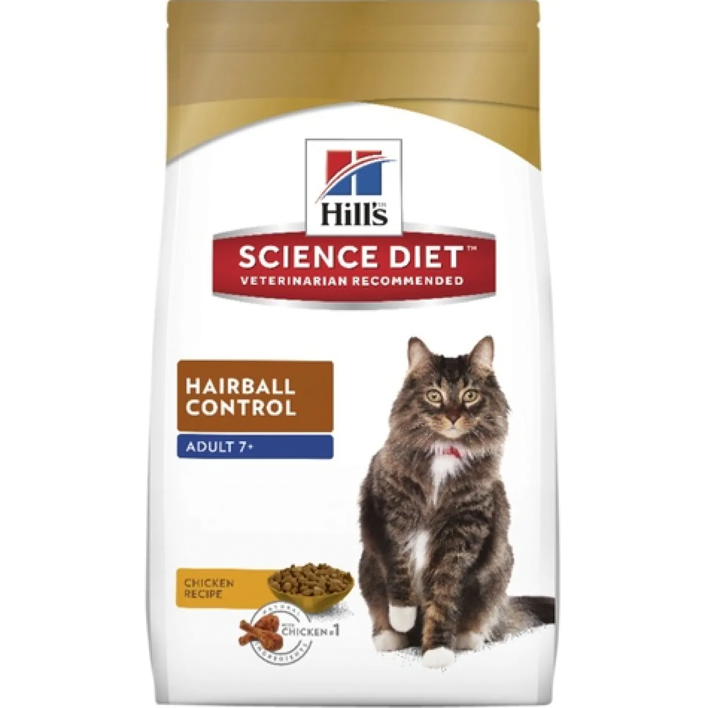 Hills Science Diet Adult 7+ Hairball Control Dry Cat Food Best