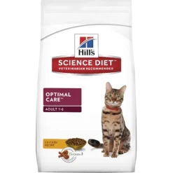 Hills Science Diet Adult Optimal Care Dry Cat Food Outlet