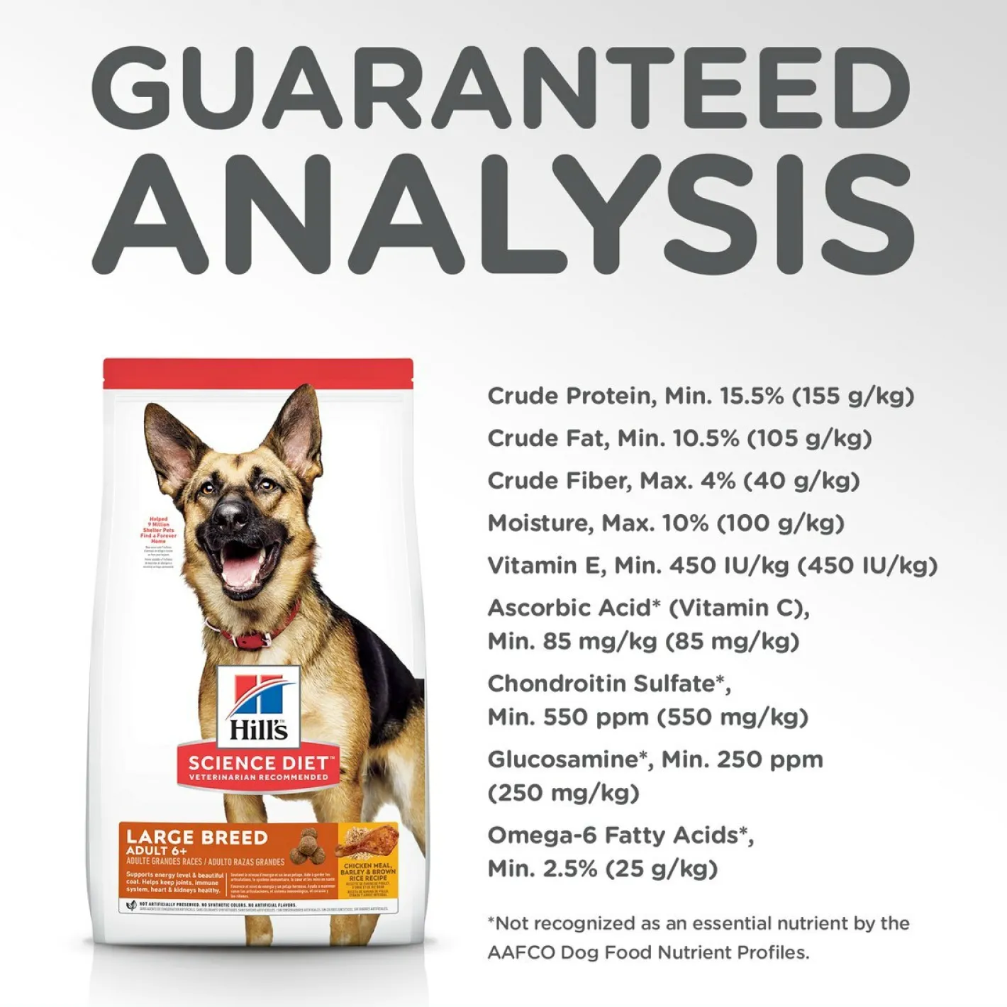 Hills Science Diet Adult 6+ Large Breed Dry Dog Food 12kg Discount