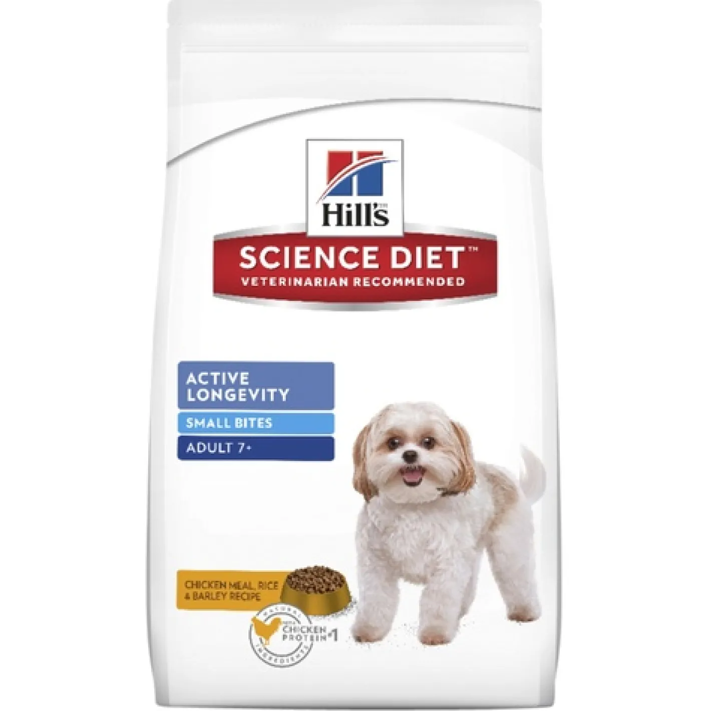 Hills Science Diet Adult 7+ Active Longevity Small Bites Dry Dog Food 2kg Clearance