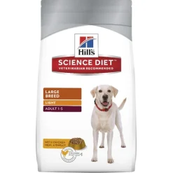 Hills Science Diet Adult Large Breed Light Dog Food 12kg Fashion
