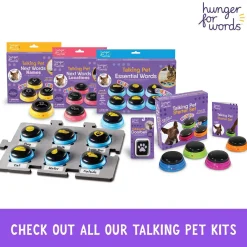 Hunger for Words Talking Pet Doorbell - Perfect if you don't have a doggy door! Outlet