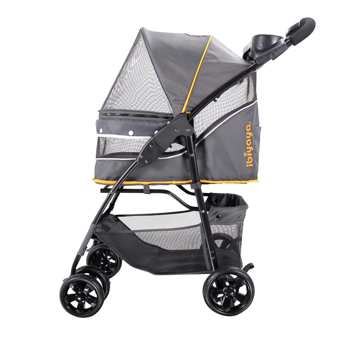 Ibiyaya Cloud 9 Pet Stroller for Cats & Dogs up to 20kg - Mustard Yellow Best