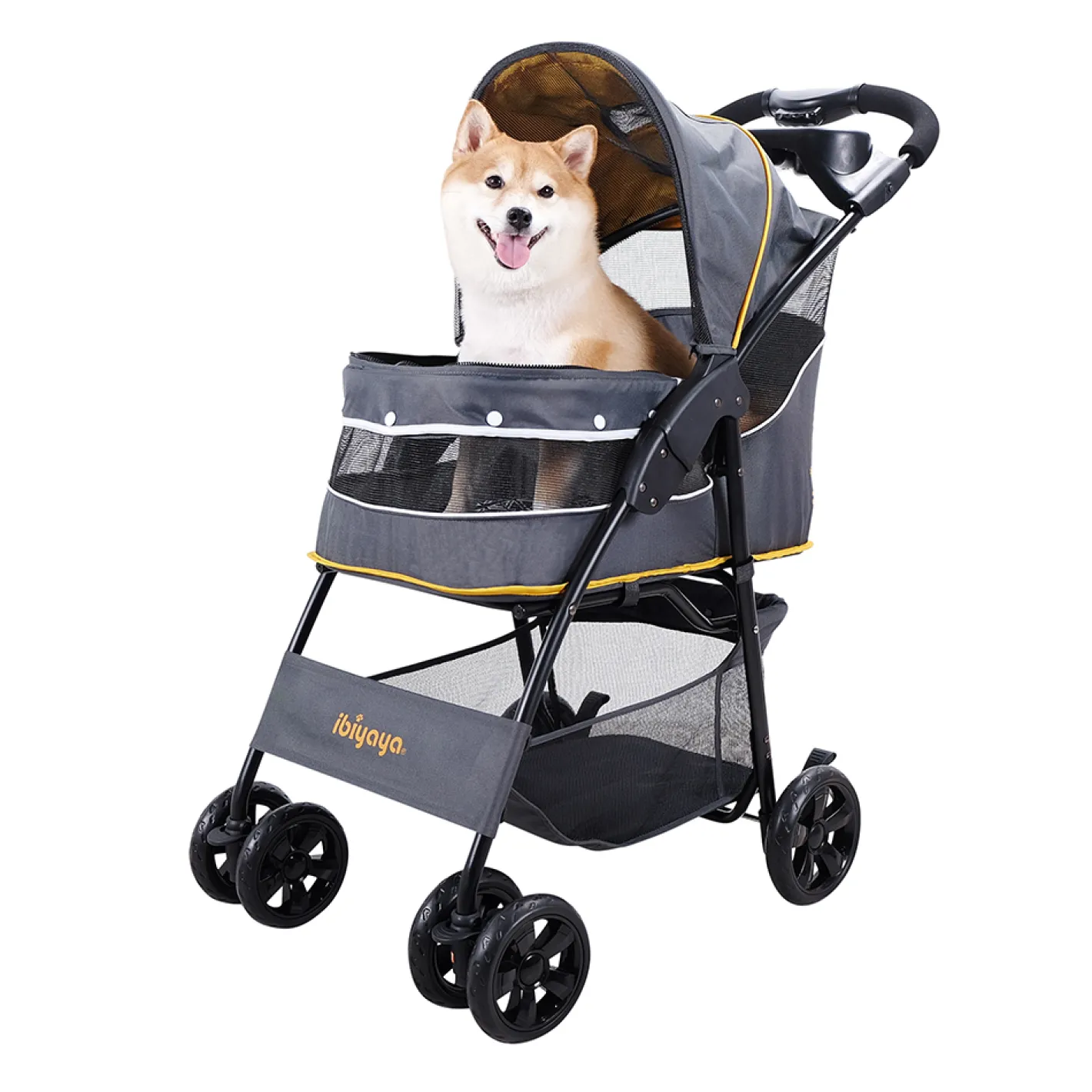 Ibiyaya Cloud 9 Pet Stroller for Cats & Dogs up to 20kg - Mustard Yellow Best