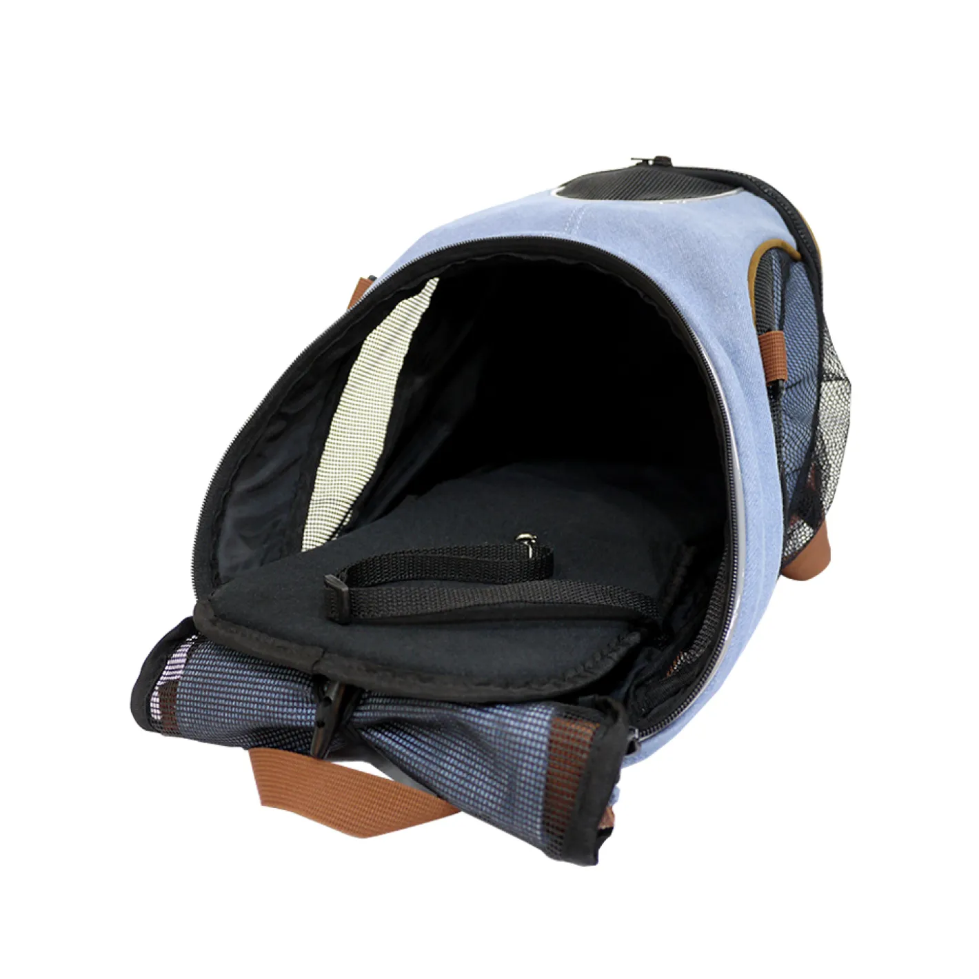 Ibiyaya Denim Fun Lightweight Pet Backpack - New and Improved New