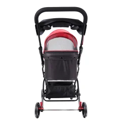 Ibiyaya Easy Strolling Pet Buggy for Cats & Dogs up to 20kg - Rouge Red Outlet