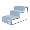 Ibiyaya Everest Practical Pet Stairs for Cats & Dogs - NEW Large Steps - Dusty Blue New