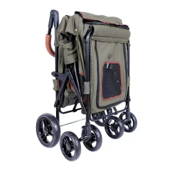 Ibiyaya Gentle Giant Dual Entry Easy-Folding Pet Wagon Stroller Pram for Dogs up to 25kg Sale