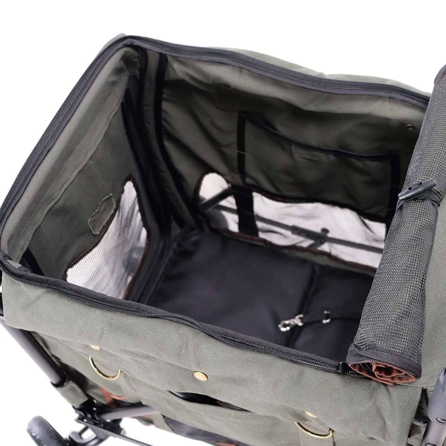 Ibiyaya Gentle Giant Dual Entry Easy-Folding Pet Wagon Stroller Pram for Dogs up to 25kg Sale