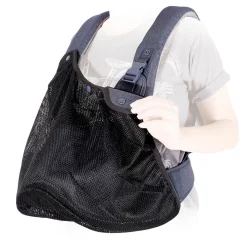 Ibiyaya Hug Pack Padded & Mesh Dog Sling Carrier - Denim Blue Clearance