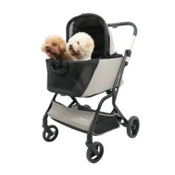Ibiyaya InstaCollapse 2-in-1 Dog Stroller & Car Seat Carrier | Fold, Go, & Travel with Ease Sale
