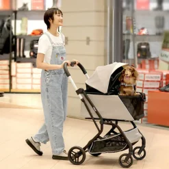 Ibiyaya InstaCollapse 2-in-1 Dog Stroller & Car Seat Carrier | Fold, Go, & Travel with Ease Sale