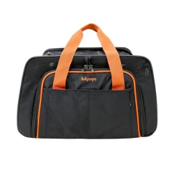 Ibiyaya JetPaw: Expandable Pet Carrier & Backpack - Obsidian/Orange Online