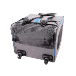 Ibiyaya New Liso Backpack Parallel Transport Pet Trolley - Slate/Sapphire New