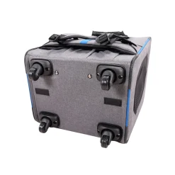 Ibiyaya New Liso Backpack Parallel Transport Pet Trolley - Slate/Sapphire New